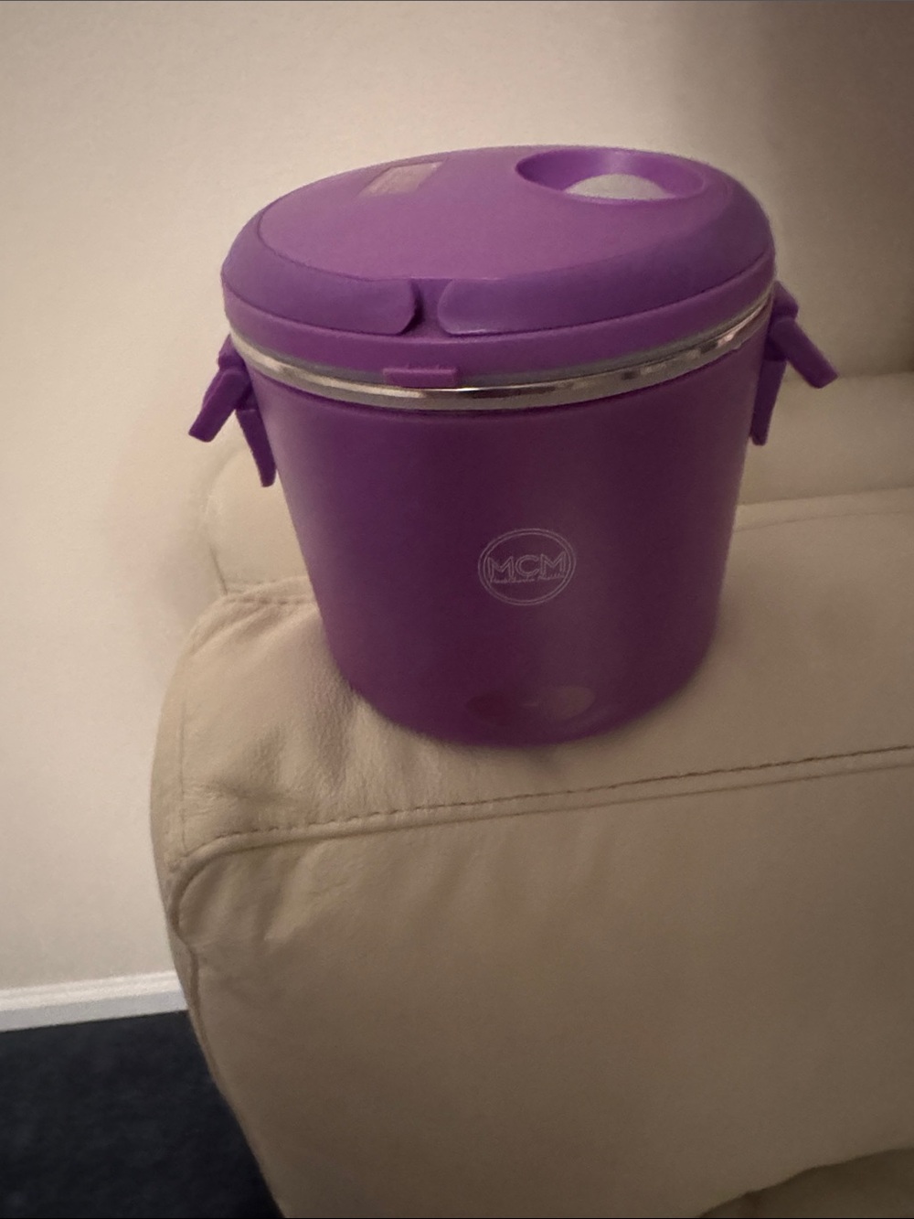 MCM Purple Portable Insulated Lunch Pail